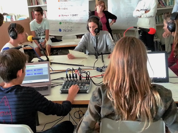 En Catalogne, webradio au Collège Français de Reus